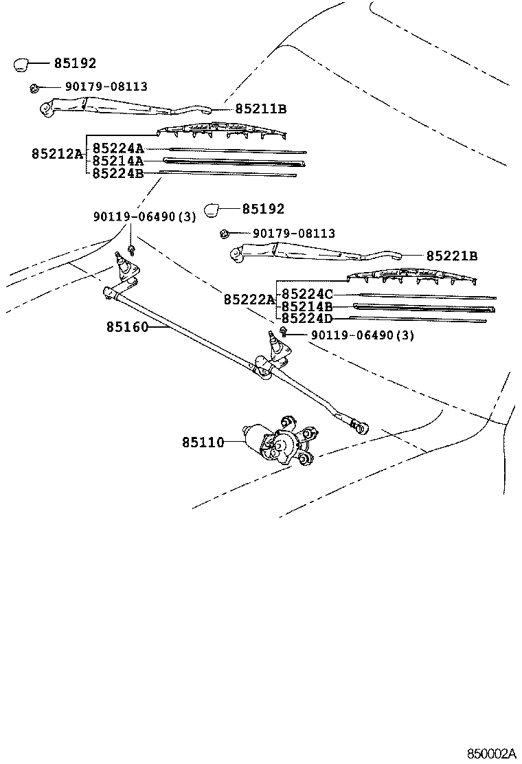  LAND CRUISER 90 |  WINDSHIELD WIPER