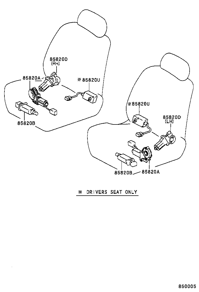  LAND CRUISER 90 |  SEAT MOTOR SEAT HEATER