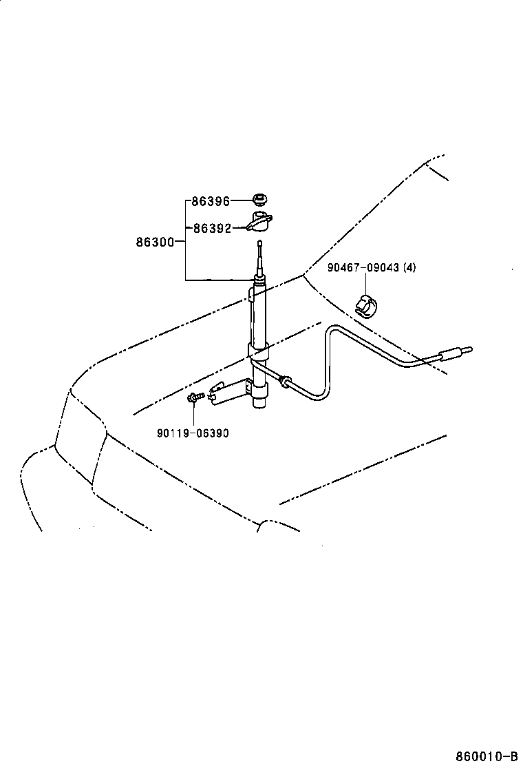  LAND CRUISER 90 |  ANTENNA