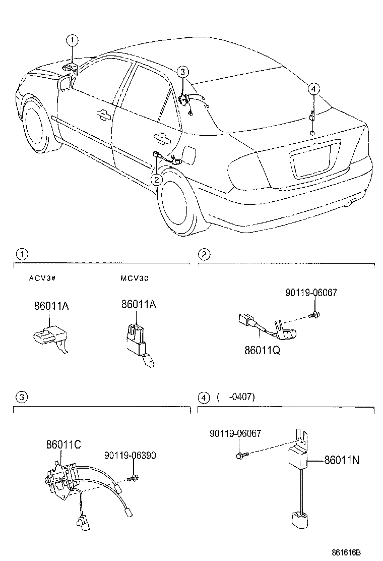  CAMRY |  RADIO RECEIVER AMPLIFIER CONDENSER