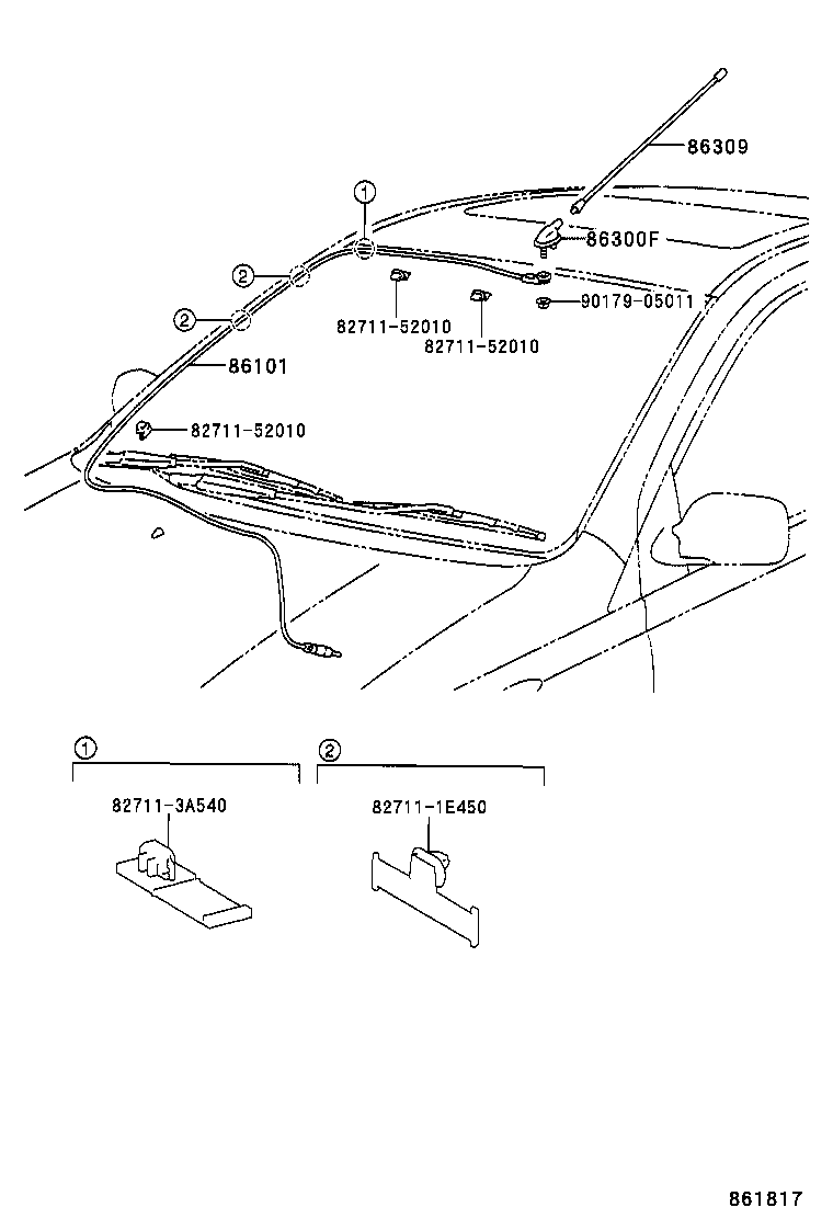  YARIS ECHO |  ANTENNA