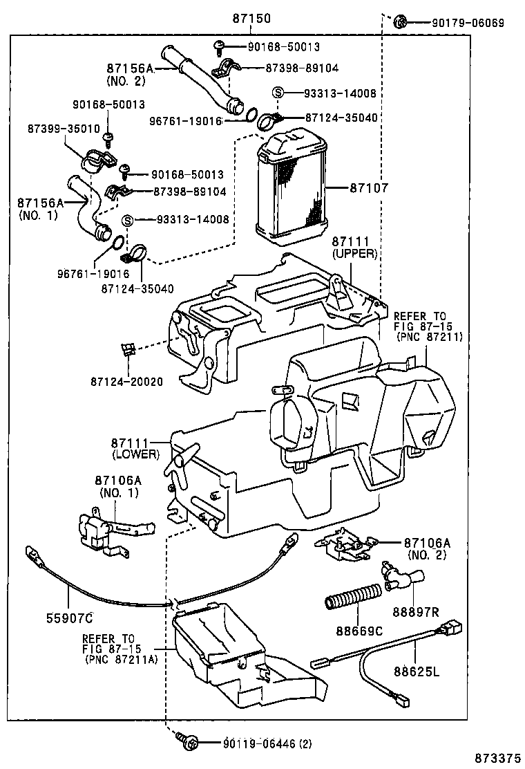  LAND CRUISER 90 |  HEATING AIR CONDITIONING HEATER UNIT BLOWER