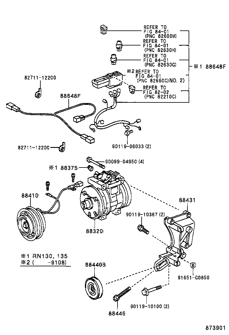  HILUX 4RUNNER |  HEATING AIR CONDITIONING COMPRESSOR