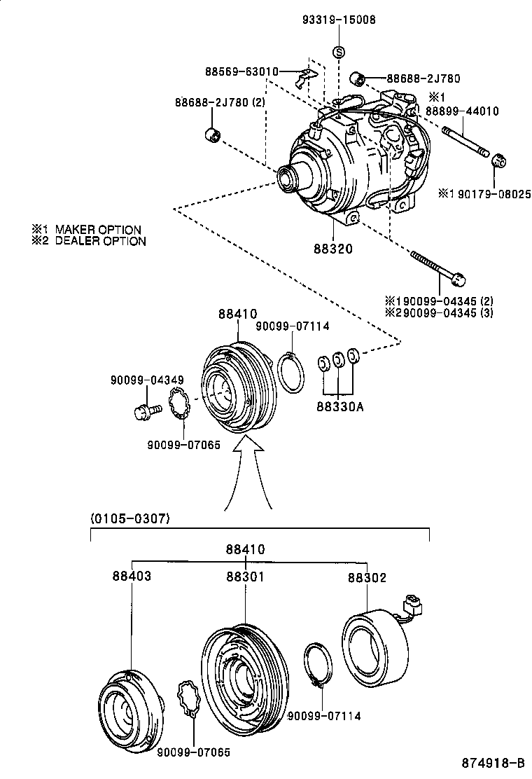  RAV4 |  HEATING AIR CONDITIONING COMPRESSOR