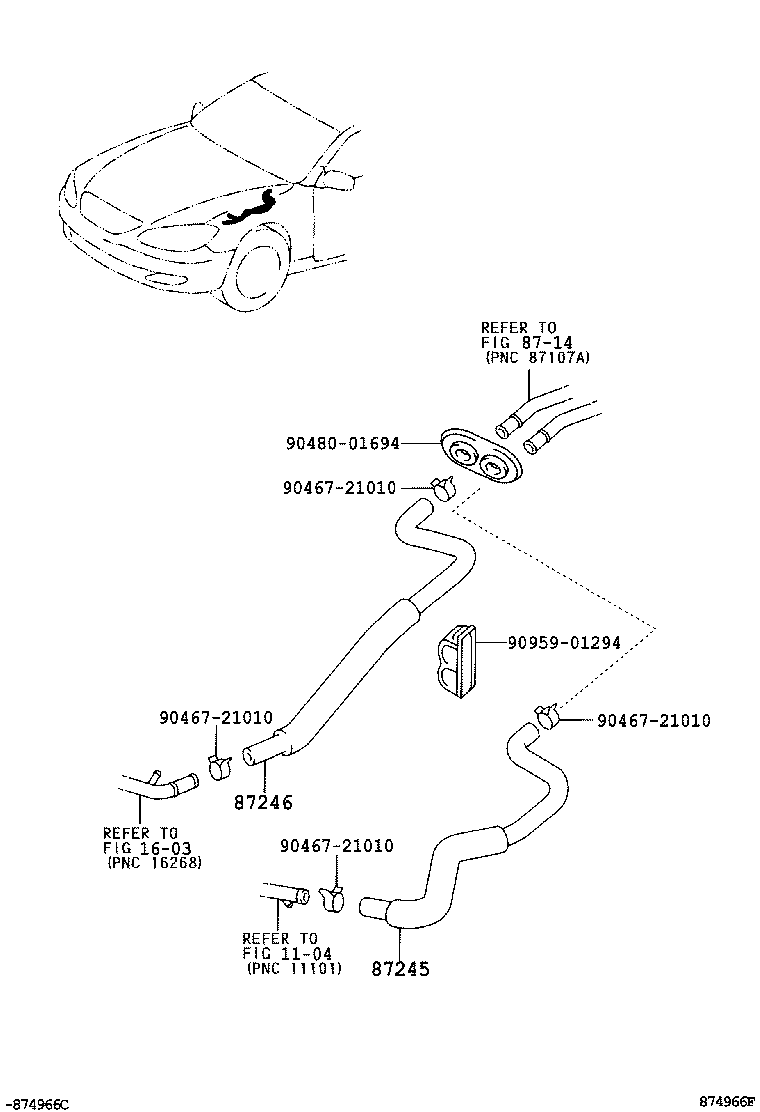  CAMRY |  HEATING AIR CONDITIONING WATER PIPING