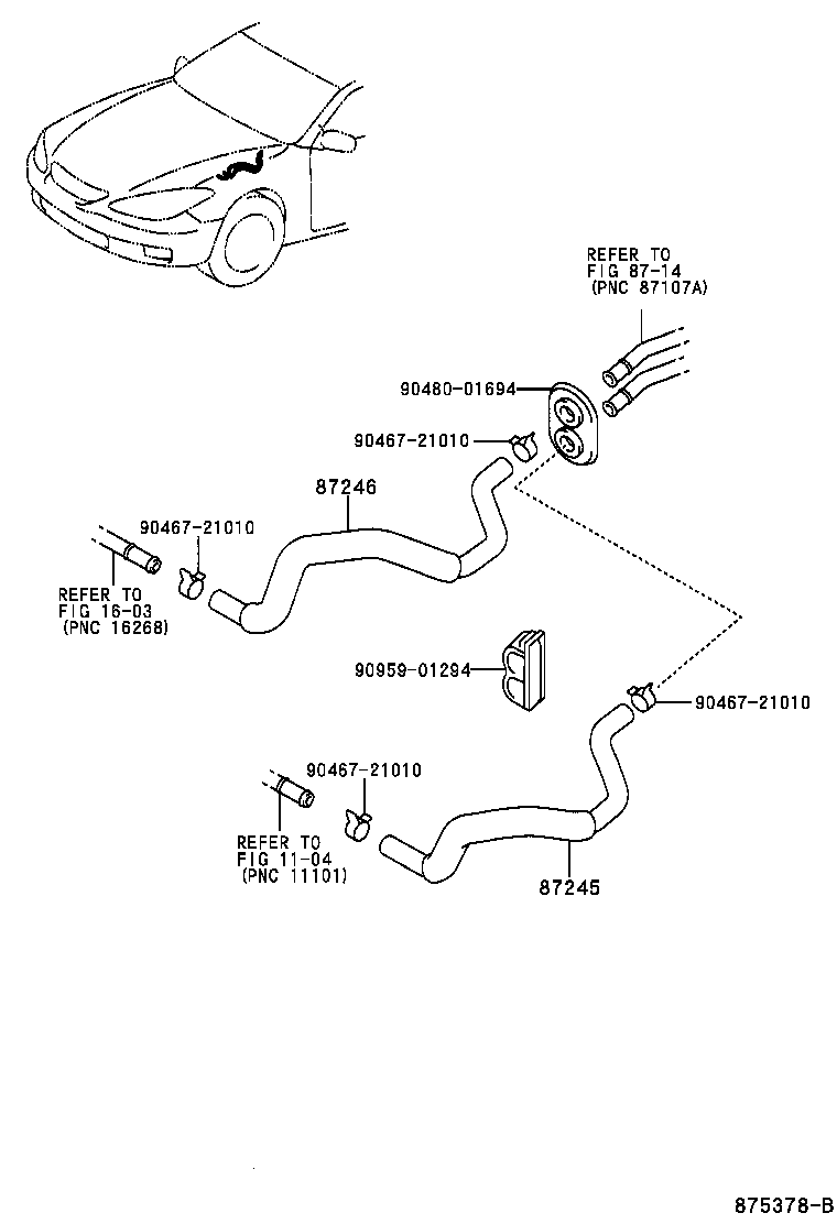  CAMRY |  HEATING AIR CONDITIONING WATER PIPING