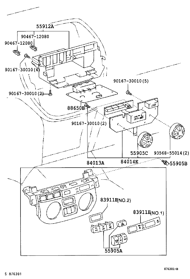  RAV4 |  HEATING AIR CONDITIONING CONTROL AIR DUCT