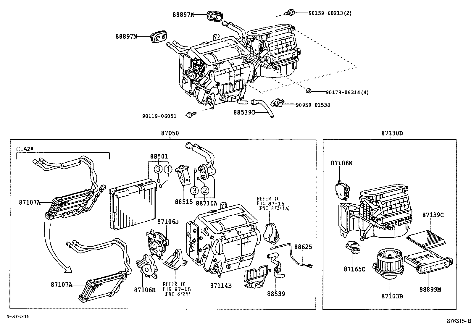  RAV4 |  HEATING AIR CONDITIONING COOLER UNIT