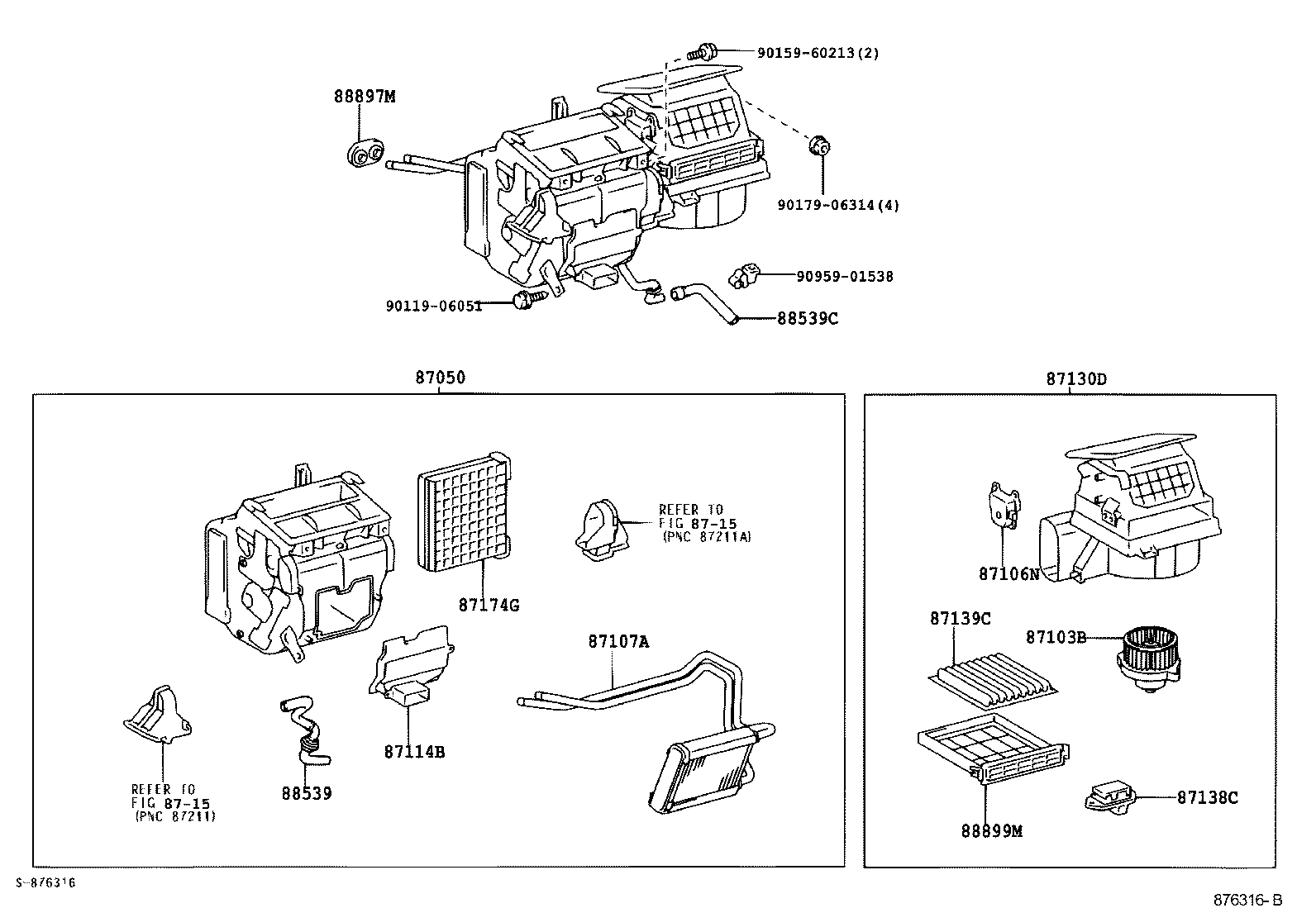  RAV4 |  HEATING AIR CONDITIONING COOLER UNIT