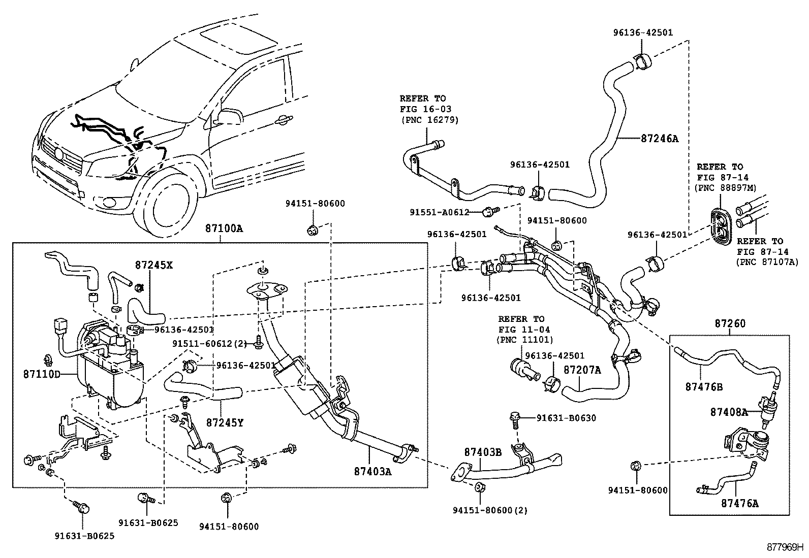  RAV4 |  HEATING AIR CONDITIONING WATER PIPING