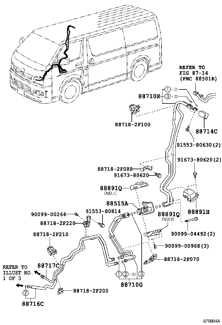  HIACE |  HEATING AIR CONDITIONING COOLER PIPING