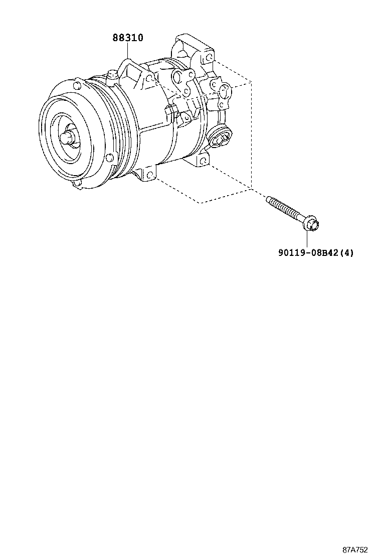  RAV4 |  HEATING AIR CONDITIONING COMPRESSOR