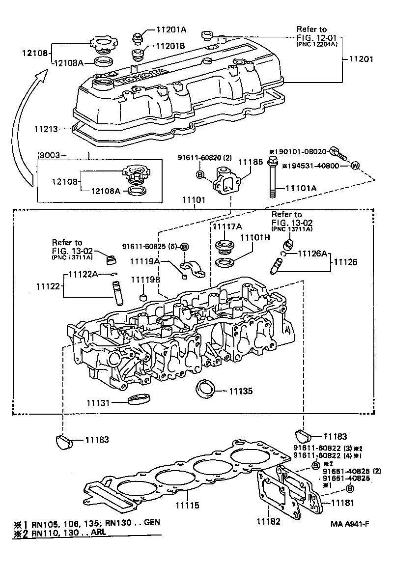  HILUX 4RUNNER |  CYLINDER HEAD