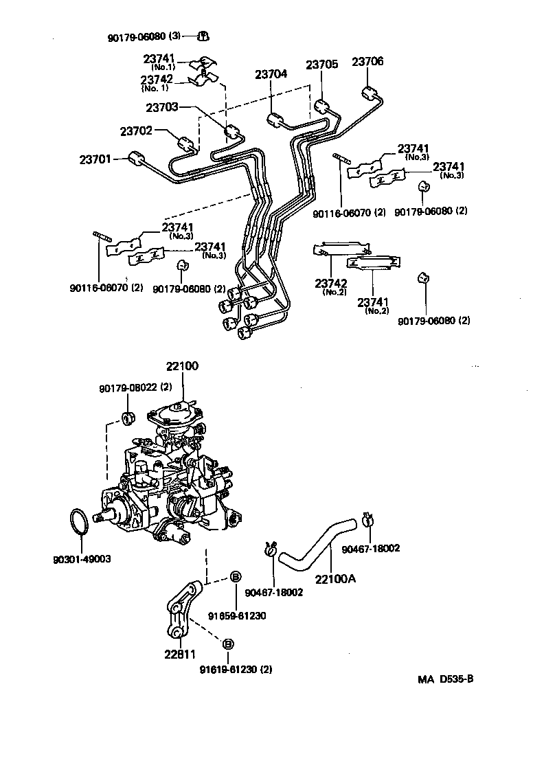  LAND CRUISER 80 |  INJECTION PUMP ASSEMBLY