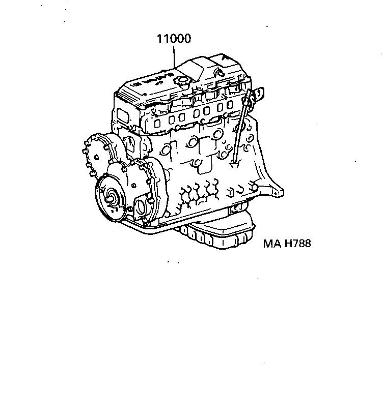  DYNA 200 |  PARTIAL ENGINE ASSEMBLY