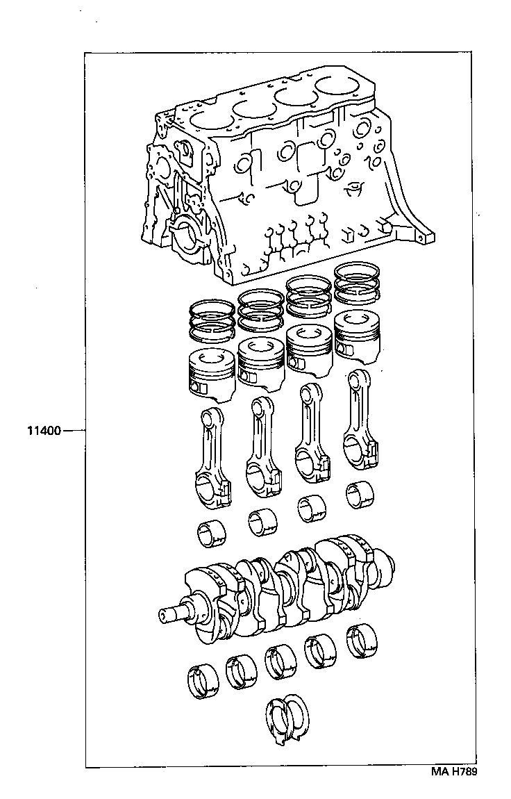  DYNA 200 |  SHORT BLOCK ASSEMBLY