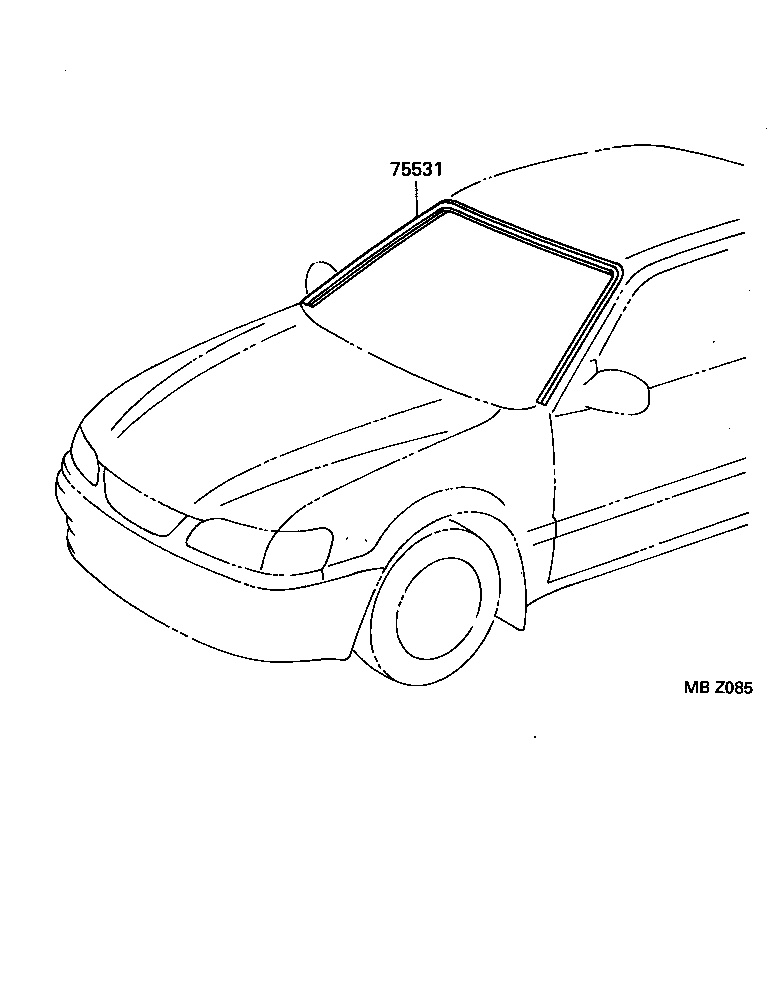  COROLLA |  FRONT MOULDING