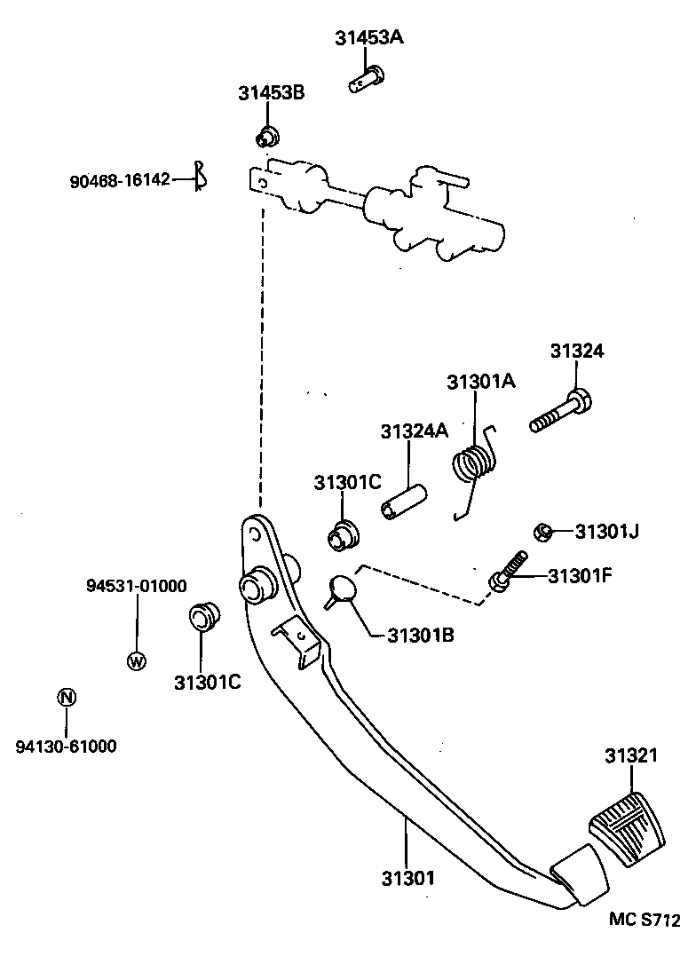  DYNA 200 |  CLUTCH PEDAL FLEXIBLE HOSE