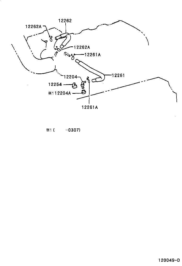  GS300 430 |  VENTILATION HOSE