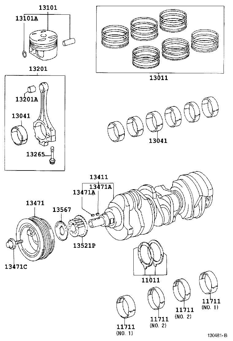  AVALON |  CRANKSHAFT PISTON