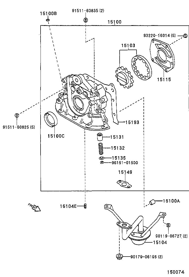  COROLLA |  ENGINE OIL PUMP