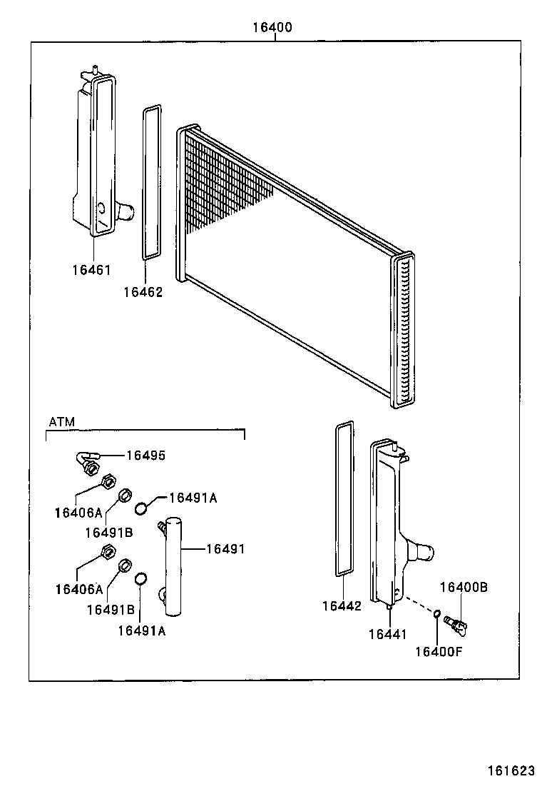  CELICA |  RADIATOR WATER OUTLET