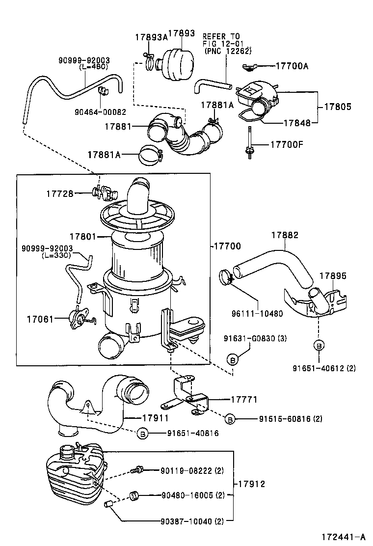  T U V |  AIR CLEANER