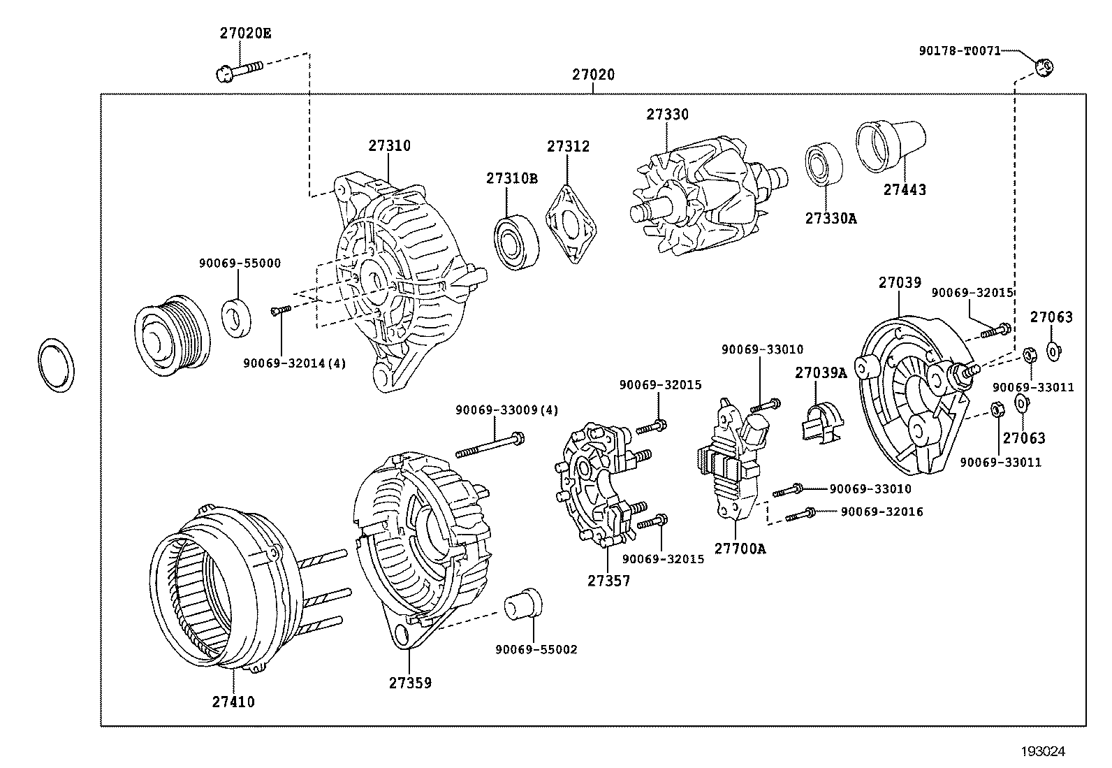  HILUX |  ALTERNATOR