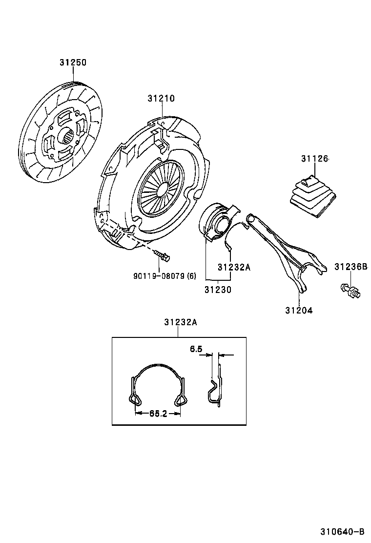  CELICA |  CLUTCH RELEASE FORK