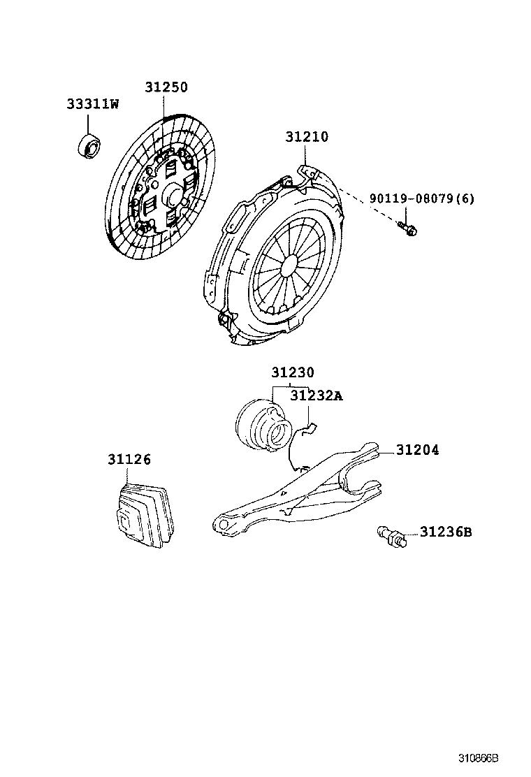  HILUX |  CLUTCH RELEASE FORK