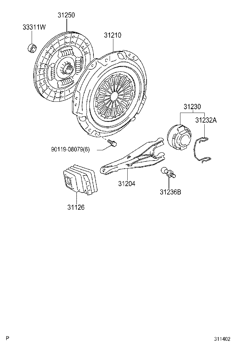  LAND CRUISER PRADO |  CLUTCH RELEASE FORK