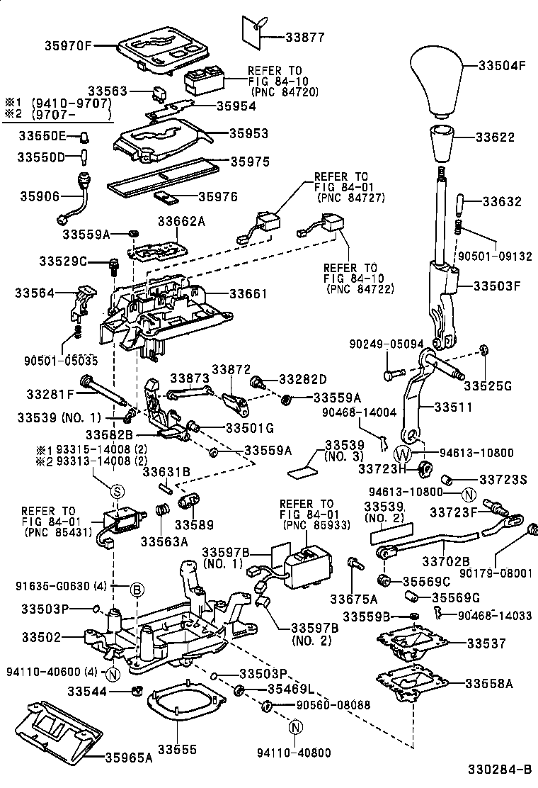  LS400 |  SHIFT LEVER RETAINER