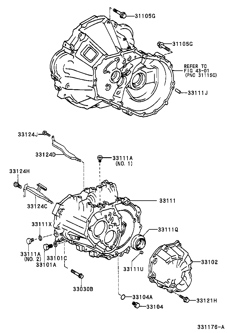  CELICA |  CLUTCH HOUSING TRANSMISSION CASE MTM