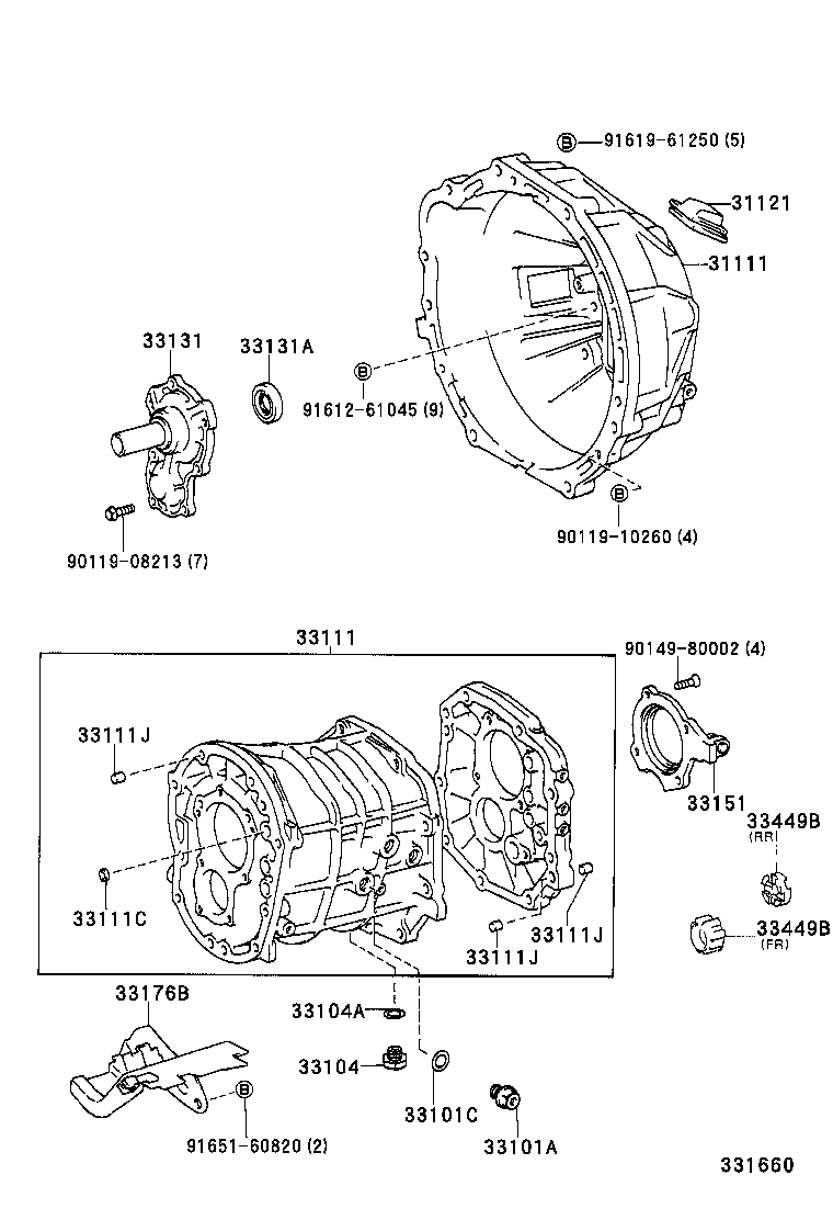  CROWN |  CLUTCH HOUSING TRANSMISSION CASE MTM