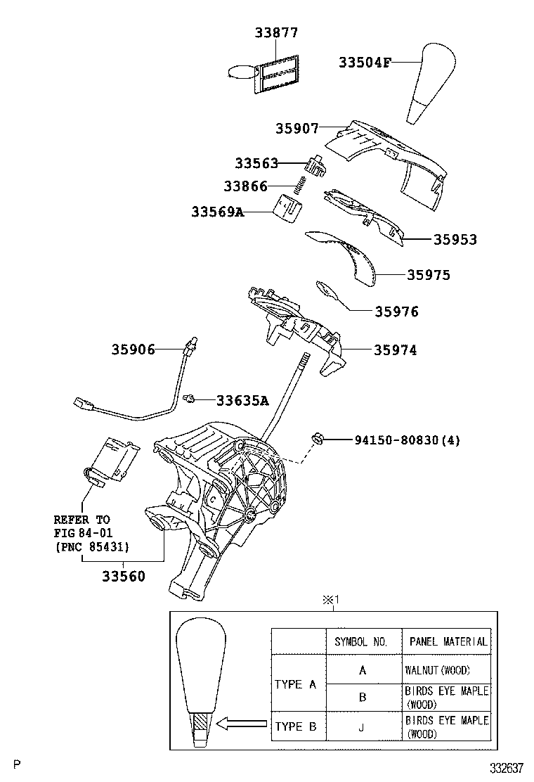  RX400H |  SHIFT LEVER RETAINER
