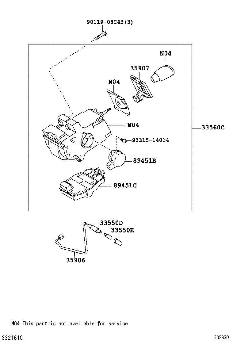  PRIUS CHINA |  SHIFT LEVER RETAINER