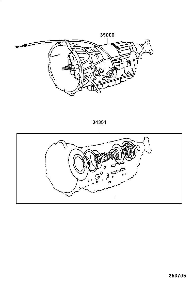  LS400 |  TRANSAXLE OR TRANSMISSION ASSY GASKET KIT ATM