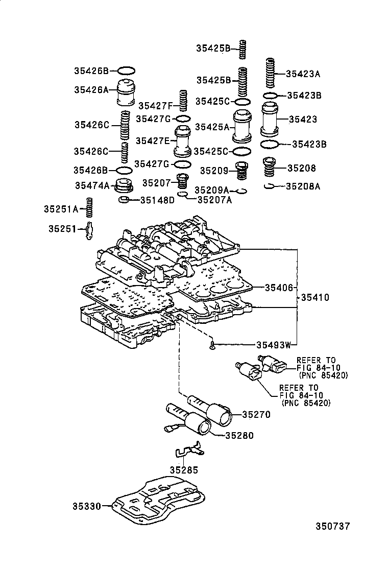  LS400 |  VALVE BODY OIL STRAINER ATM