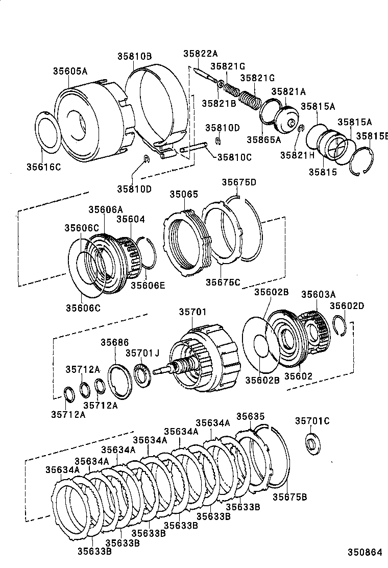  CROWN |  BRAKE BAND MULTIPLE DISC CLUTCH ATM