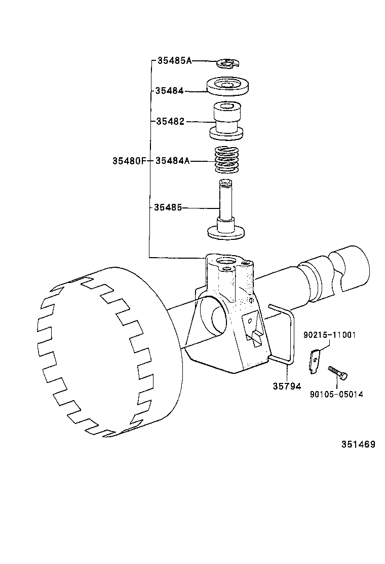  HIACE HIACE S B V |  REAR OIL PUMP GOVERNOR ATM