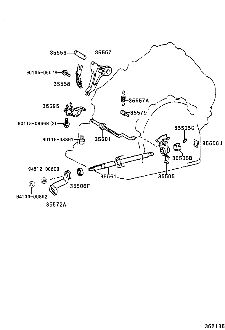  CELICA |  THROTTLE LINK VALVE LEVER ATM