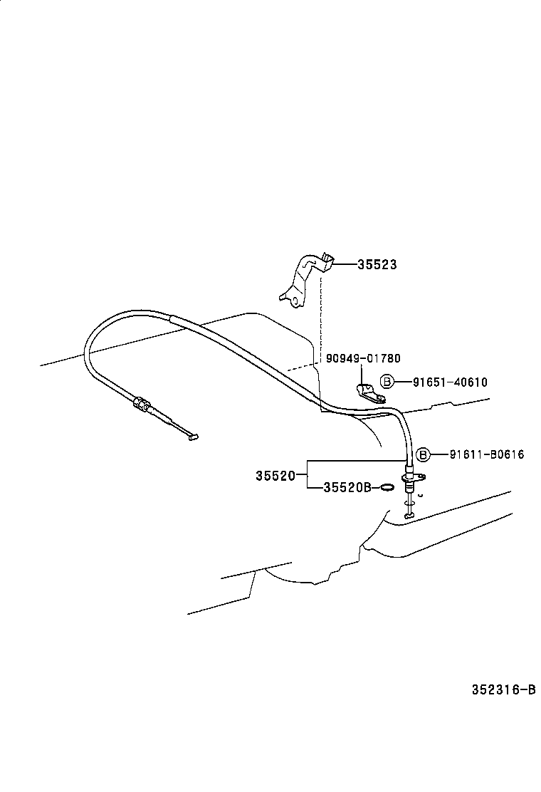  T U V |  THROTTLE LINK VALVE LEVER ATM