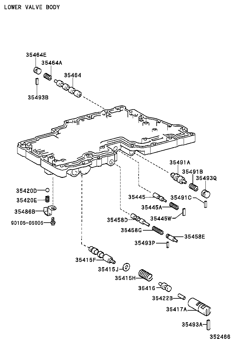  T U V |  VALVE BODY OIL STRAINER ATM