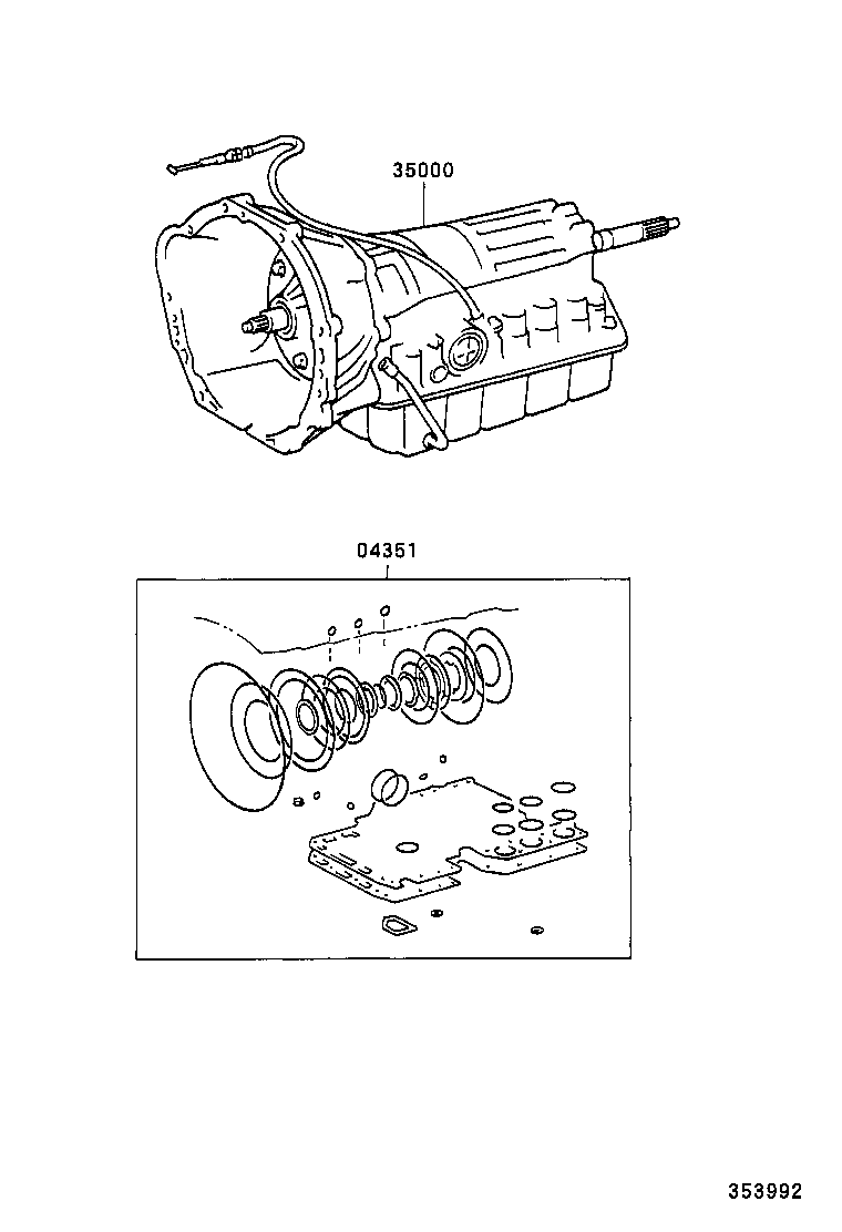  HILUX |  TRANSAXLE OR TRANSMISSION ASSY GASKET KIT ATM