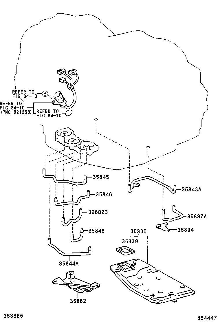  AVALON |  VALVE BODY OIL STRAINER ATM