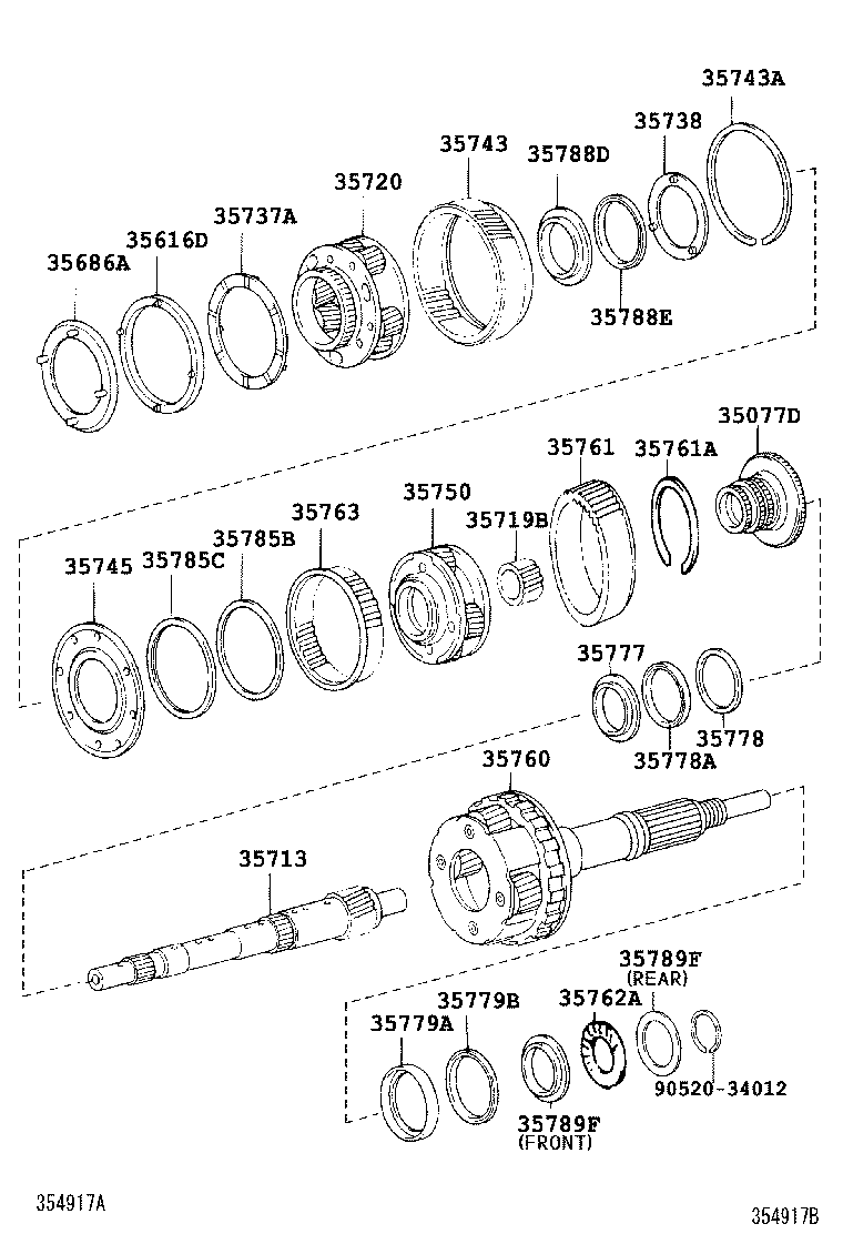  CROWN |  PLANETARY GEAR REVERSE PISTON COUNTER GEAR ATM