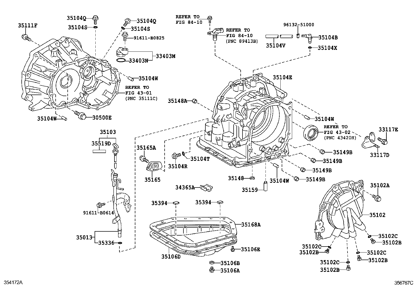  YARIS ECHO 3D 5D |  TRANSMISSION CASE OIL PAN ATM