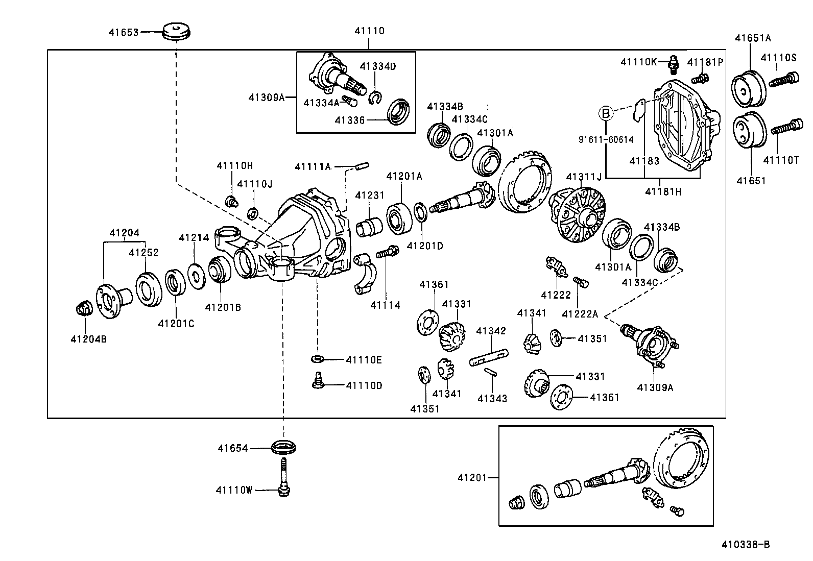  CROWN |  REAR AXLE HOUSING DIFFERENTIAL