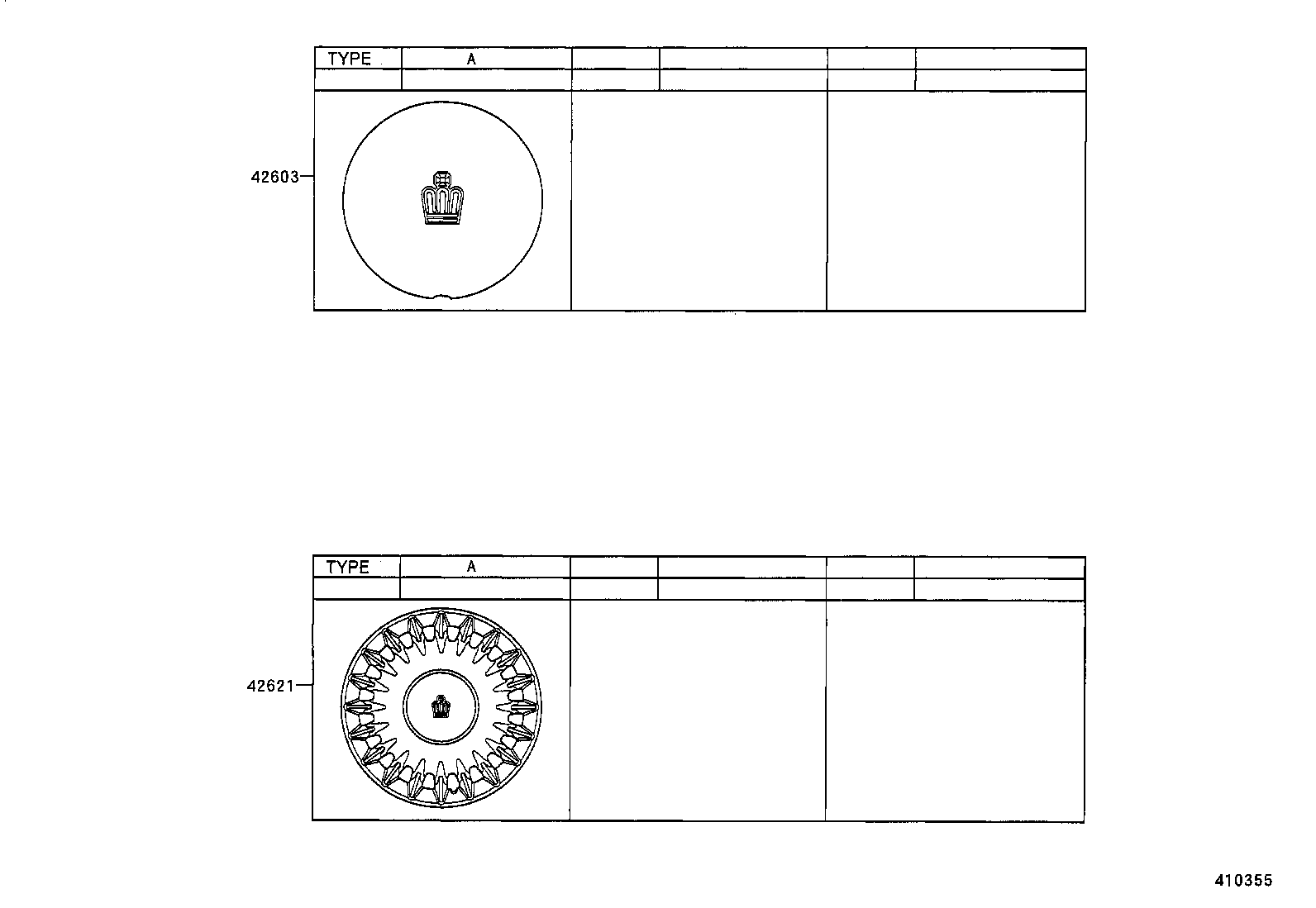  CROWN |  DISC WHEEL WHEEL CAP