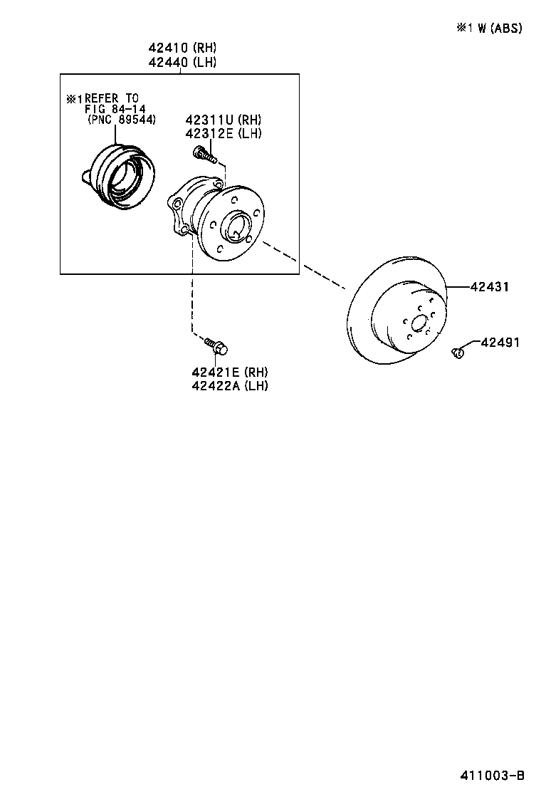  CELICA |  REAR AXLE SHAFT HUB